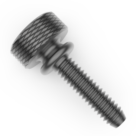 RAF Thumb Screw, 1/4"-20 Thread Size, Stainless Steel, 3/8 in Lg 7112-SS